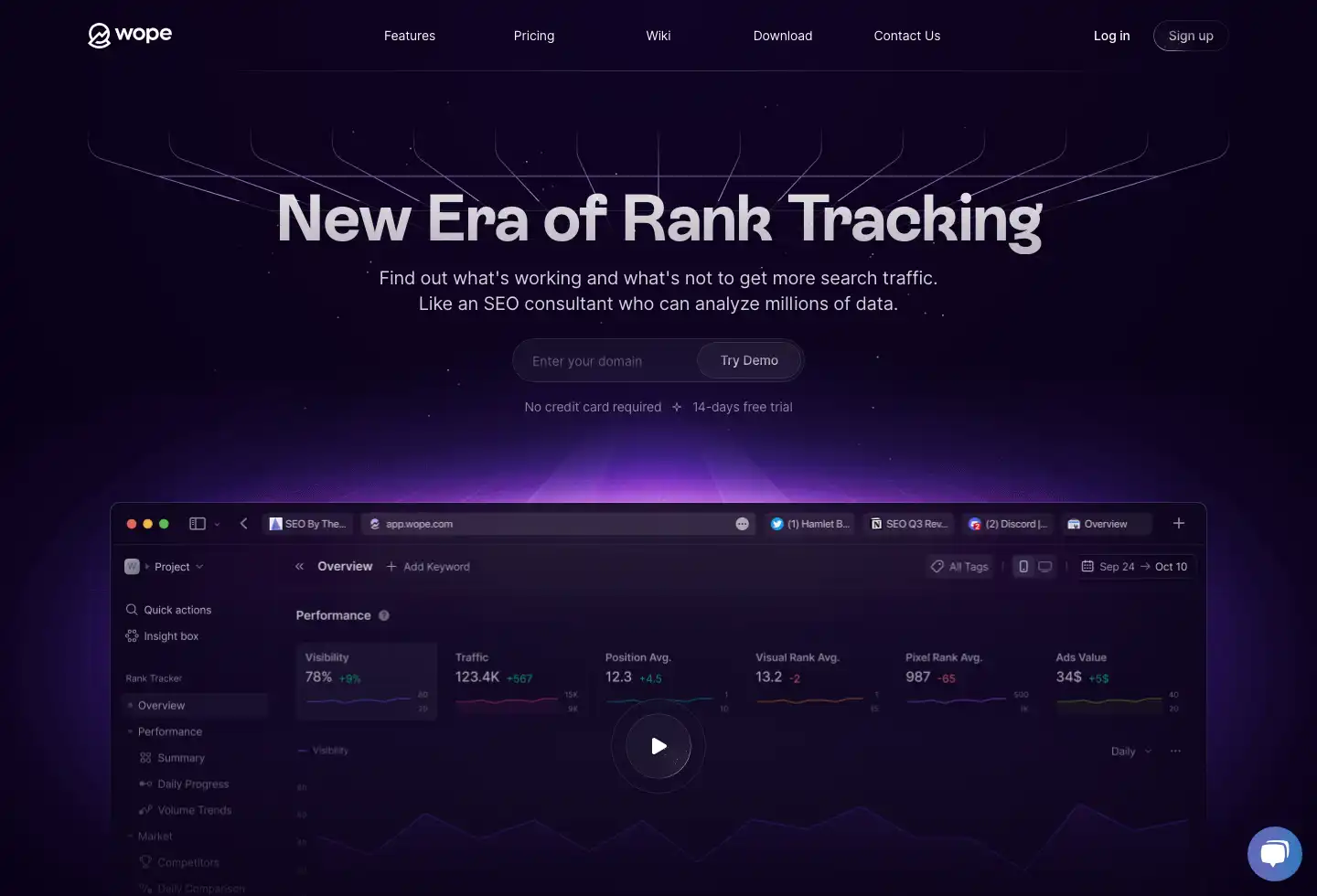 Wope: The New Era Of Rank Tracking